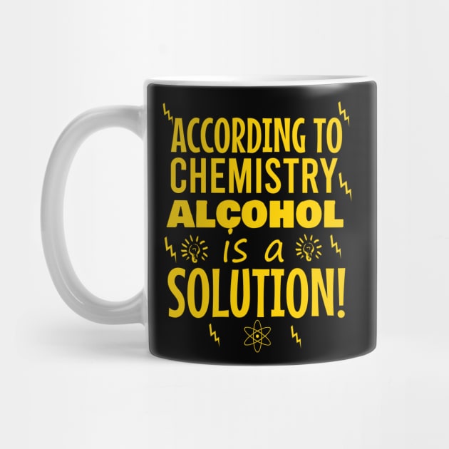 According to chemistry alcohol solution by cypryanus